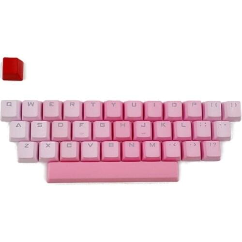 LX9B Rainbow Blue Demon RGB PBT 35 Keys OEM Double Shot Backlit Keycaps for cherry Mechanical Keyboard GH60 POKER 61