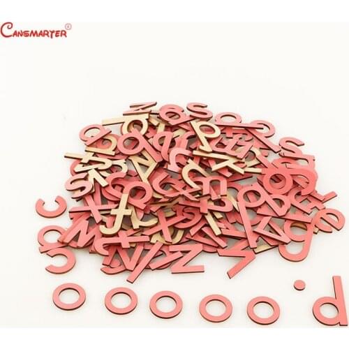 Small Movable Alphabet Pink Montessori Language Letter Multilayer Board Teaching Toys 5 Years Kids Students Preschool