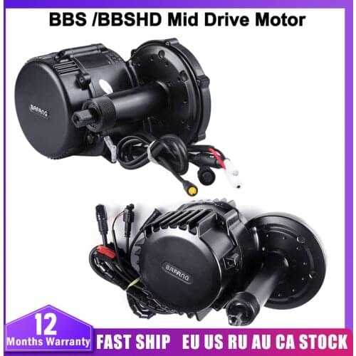 BAFANG 8Fun 36V/48V/52V Ebike Motor Mid Drive BBS01B BBS02B BBS03B BBSHD Motor Electric Bike Engine 250W 350W 500W 750W 1000W