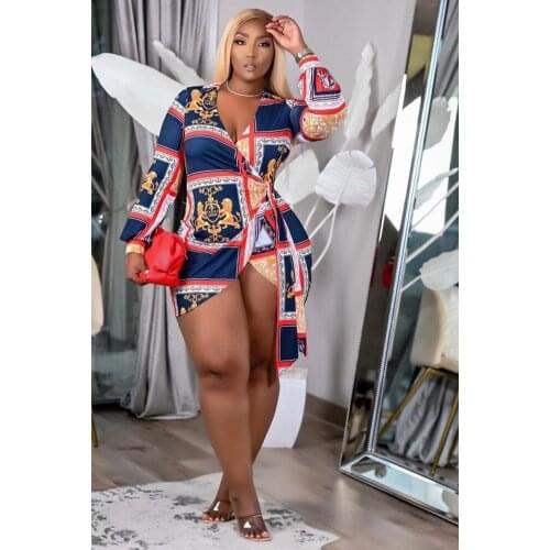 2021 New Arrival Famous Brand Shirts Dress Luxury Print Turn-down Collar Long Sleeve Sexy Mini Dress Vestidos