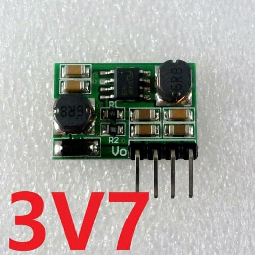 DD0603SA_3V7 2 in 1 0.9-6V to 3.7V Auto Buck-Boost Step-UP&Step-Down DC DC Converter for 18650 Solar battery Toy Power supply