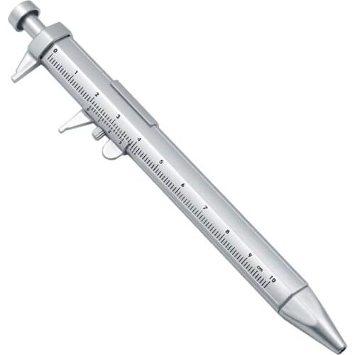 1PC New Multifunction Gel Ink Pen Vernier Caliper Roller Ball Pen Stationery Ball-Point 0.5mm Novelty Creative Gel Ink Pen