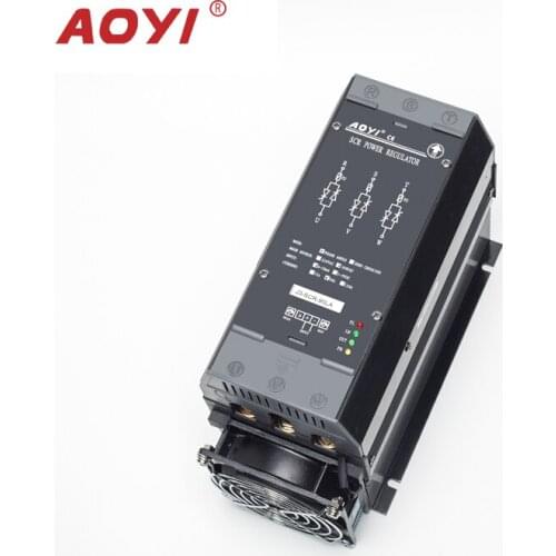 AOYI J3 series three-phase thyristor power regulator scr power regulator Built-in quick melt for phase output