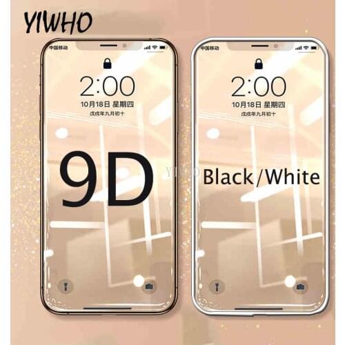 9D Full Glue Protective on For Iphone X Glasses Screen Protector Tempered Glass for Apple 6 S 6s 7 8 Plus X S Xr XS Max Film