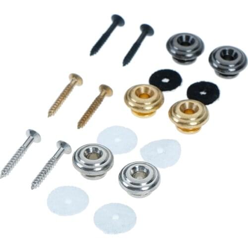 1 Pair Prevent falling off Mushroom Head Electric Guitar Strap Buttons Locks Acoustic guitar electric guitar strap buckle