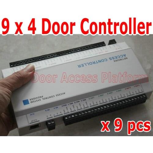 1 Order=9 pcs of 4 Door/4 Readers Access Controller Board IP Control Web-based+TCP/IP Network/4 wiegand readers RF card in,out