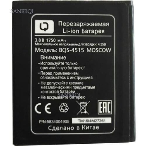 10pcs Battery For BQS 4515 1750mAh Battery Replacement Phone For BQ BQS 4515 BQS-4515 MOSCOW Bateria Batterij Battery