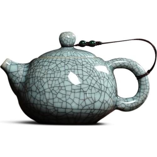 140ML Chinese Ceramic Teapot for Green Puer Tea Strainer Celadon China Kung Fu Tea Pot Making Oolong Tea 1 Users 13.5x8.3x8.3cm