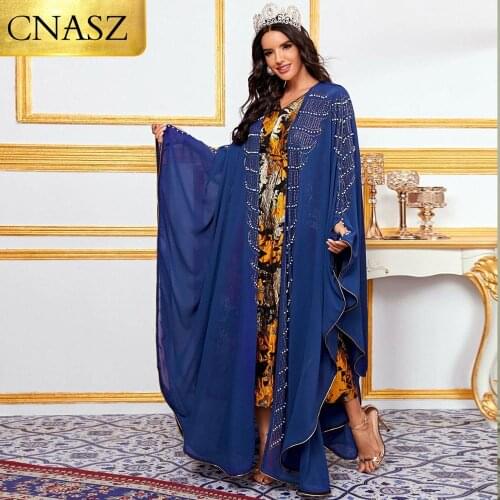 2020 Abaya Dubai Muslim Dress Luxury High Class Sequins Embroidery Lace Ramadan Kaftan Islam Kimono Women Turkish Eid Mubarak
