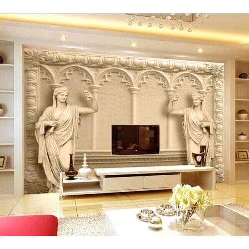 The custom 3D murals,Luxury 3D European background wall,living room sofa TV wall bedroom wall paper