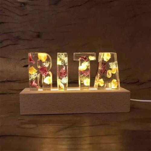 English Capital Alphabet Epoxy Resin Mold Lowercase Letter Crystal Pendant Casting Silicone Mould For DIY Crafts Jewelry Making