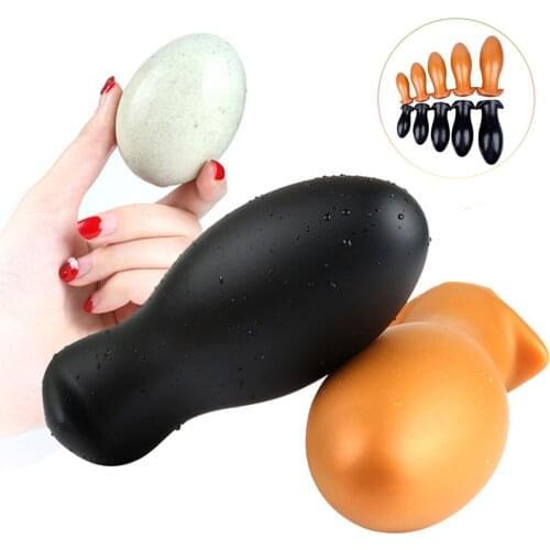 Big Anal Dildo Soft Silicone Butt Plug G-Spots Stimulation Sex Toy For Women Men Adults Fake Penis Prostate Massage Anal Dilator