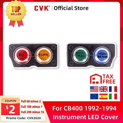 CVK Speedometer Block Lamp cover Instrument LED cover FOR Honda CB400 1992 1993 1994 CB Motorcycle Accessories