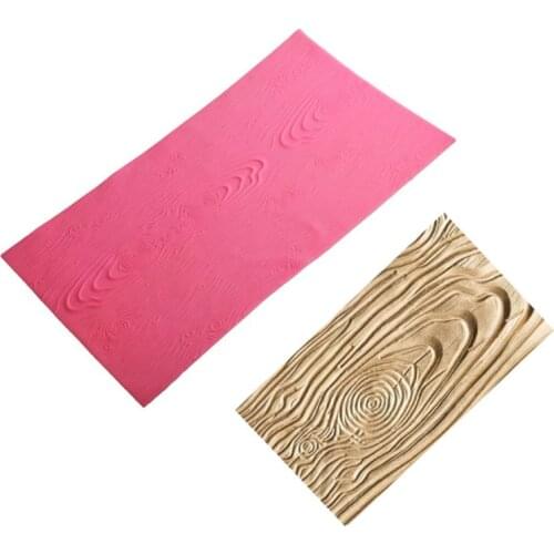 Tree Bark Texture Silicone Mold Cake Fondant Impression Mat Pad Decorating Tool