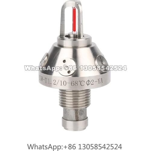 Close Type 6 Mist Jets Fine Mist Spray Nozzle, Water Mist Fog Spray Nozzle, High Pressure Fire Fighting Spray Nozzle