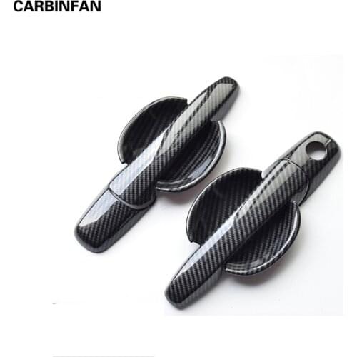 Car Door handle Bowl cover carbon fiber style door Handle Covers For Mazda 6 Atenza 2004- 2015