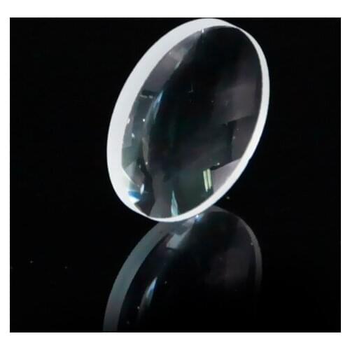 Quartz Plano-convex lens diameter 50.8mm focal length 60mm high precision focusing condenser Pure white glass quartz material