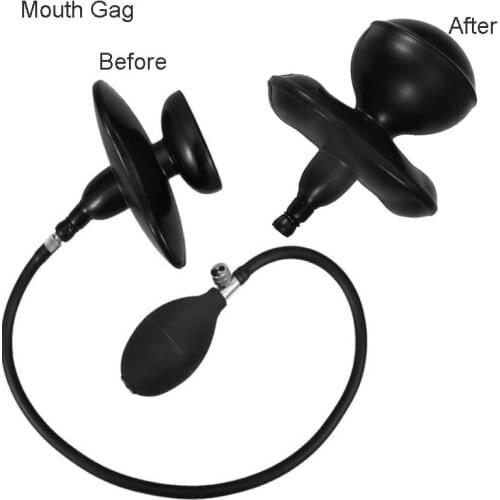 Hot Selling Mouth Gag Dildo Sex Toys For Women Couples Inflatable Mouth Gag Mouth Open Bondage Gear Female Exotic Accessories