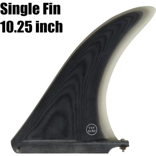 Paddle board Longboard Single Fins Surfboard Fin 10.25 inch Length Surfboard Center Fins High Sale Fiberglass Fin