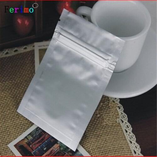 Ferimo 100pcs 10*14 cm valve bag cosmetics industry pure aluminum food packaging is not transparent aluminum foil valve bag