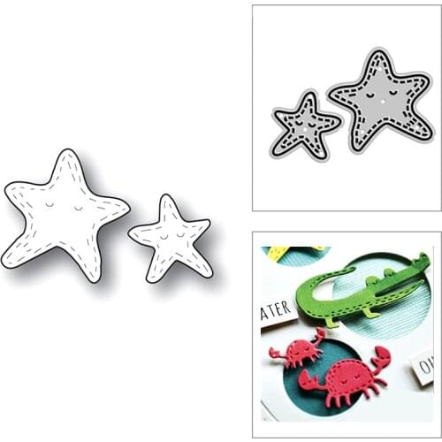 New Starfish Ocean Undersea world 2020 Metal Cutting Dies for DIY Scrapbooking Decorative Embossing and Card Making No Stamps