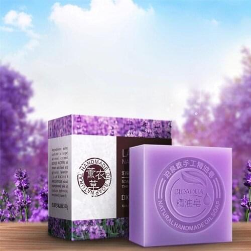 Lavender Essential Oil Handmade Soap Lavender Honey Moisturizing Mild Soap Soft Bath Soap Oil Control Soap