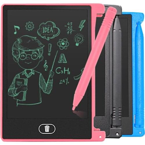 Creative Writing Drawing Tablet 4.4-inch Notepad Digital LCD Graphic Board Handwriting Bulletin Board Education toy Dropshipping