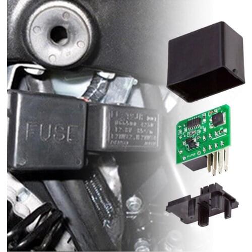 12V 7PIN Motorcycle Turn Signal Relay Socket LED Indicator Flasher Relay for Suzuki GSXR 650 750 Adjustable Frequency