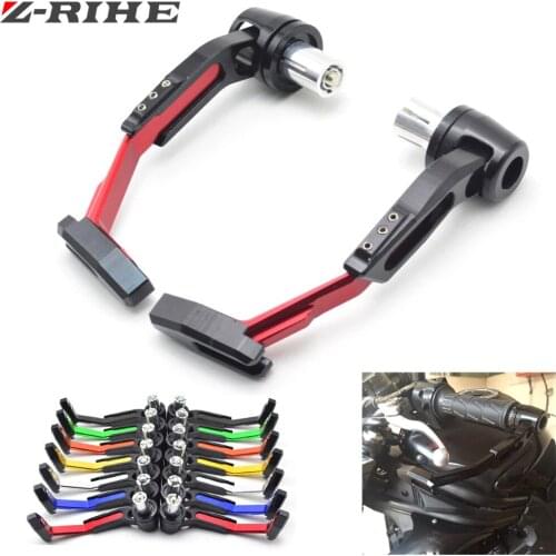 7/8" Motorcycle Handle Bar Grips Guard Brake Clutch Levers Guard Protector for Kawasaki yamaha SJ6N XJ6 FZ6 Aprilia ducati Honda