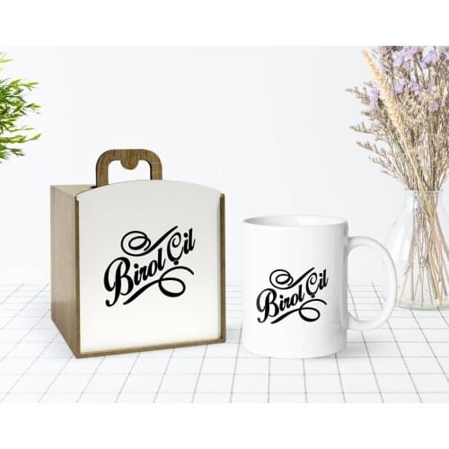 Tailor-made In Wooden Box Is White Mug Bardak-5