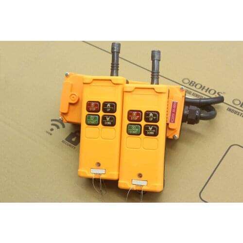 2 Transmitters 1 Motion 2 Speed Hoist Crane Truck Remote Control System