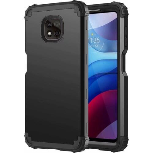 Heavy Duty Hybrid Sturdy Armor Defender High Impact Shockproof Protective Case For Motorola Moto G Power 2021 Cover