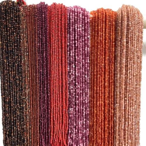 Warm Color Natural Faceted Stone Beads 3 mm Ametrine Small 15.5" Spacer Strand Bead For DIY Making Jewelry Bracelets Necklace