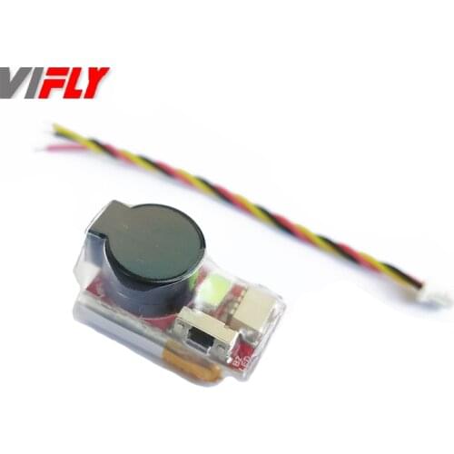 VIFLY Finder 2 Super Loud 5V Buzzer Tracker Over 100dB Built-in Battery LED Self-Power for FPV Racing Micro Long Range LR4 Drone