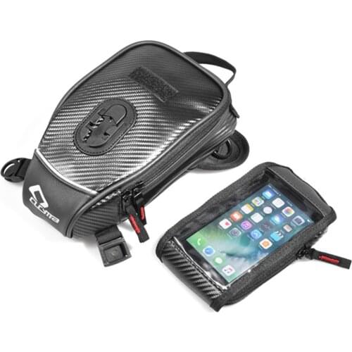 Motorcycle Oil Fuel Tank Luggage Bag GPS Phone Holder Waterproof