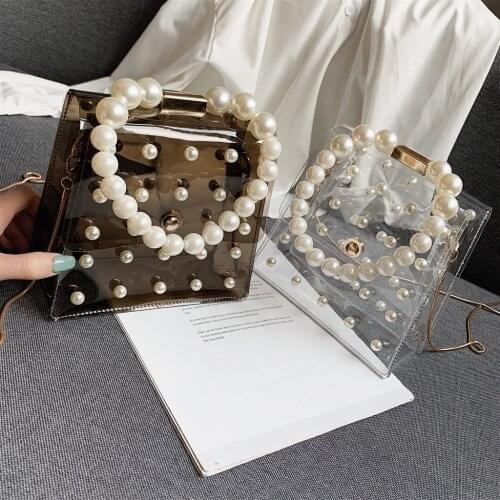 Womens Bags Fashion Pearl Crossbody Cute Waterproof Messenger taschen women bolsa masculina schoudertas dames bolsas de mujer