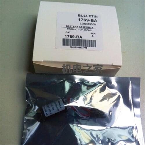 2pcs HOT NEW 1769-BA 1769 1769BA PLC 3V battery with the plug free shipping