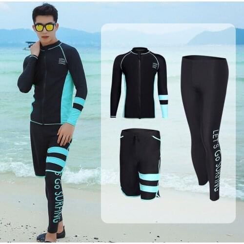 2020 Full Body Swim Suit Men/Women Rashguard Surf Wear Long Sleeve UV Sun Rash Guard set Sun Yoga Running Fitness Activewear