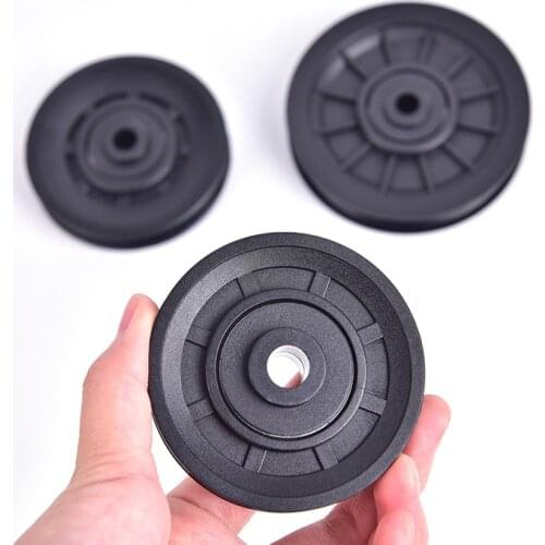 4 Pcs/Lot 70mm/90mm/105mm Diameter Wearproof Nylon Bearing Pulley Wheel Cable Gym Fitness Equipment Part Wholesale Universal