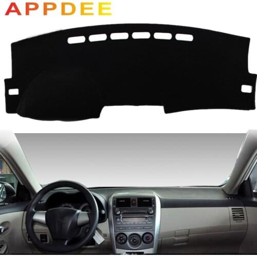 APPDEE For Toyota Corolla Axio 2007-2013 Car Styling Covers Dashmat Dash Mat Sun Shade Dashboard Cover Capter 2008 2009 2010 201
