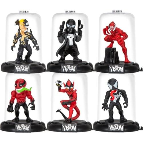 Marvel Movie Venom Slaughter Blind Box Anime Doll Pvc Figure Ornaments Boys Gifts Tide Play