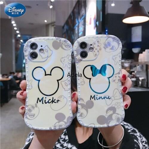 DISNEY 2021 Mickey Case for IPhone 11 12 Pro Xs Max iPhone SE 2020 6 6S 7 8 Plus Cute Phone Case 360 Full Cover ZT0427-4