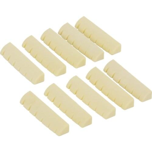 Guitar Nut 10 pcs 43mm 0.17 inch ABS for Acoustic Classical Electric Guitar