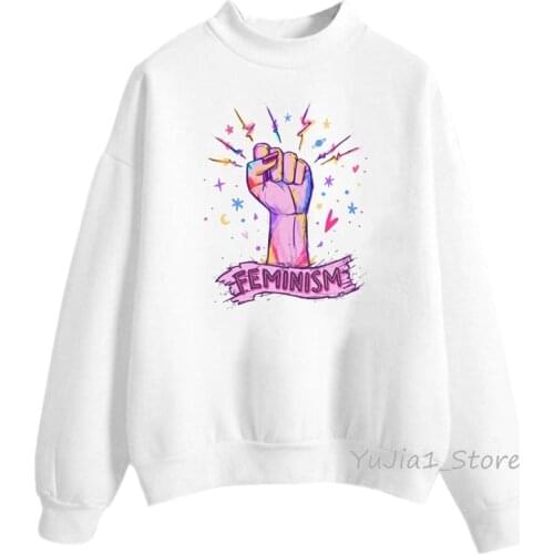 Feminist hoodies women funny graphic Feminism sweatshirt moletom feminino sweat femme streetwear winter top clothes 90s hoddies