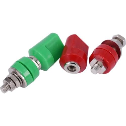 All copper terminal M6M8 inverter clamp lithium battery large current terminal test stand power terminal 30-60A 4MM socket