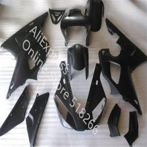 ABS Injection Fairing Kit Bodywork For YAMAHA YZF R1 2000-2001 YZF R1 00 01 full black Motorcycle Fairing