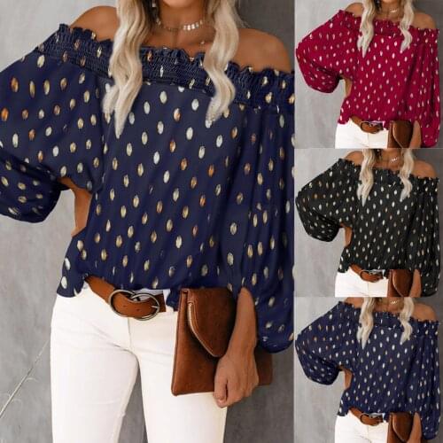 Блузки с открытыми плечами LNCDIS China At AliExpress