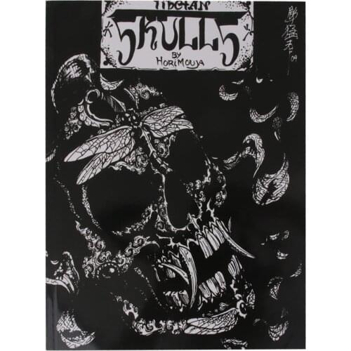 Skull Skeleton Tattoo Reference Book Instruction Sheet Flash Art Supply