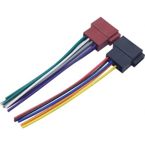 Universal Car Stereo Female ISO- Radio Plug Adapter Wiring Cable Stereo Harness Q9QD