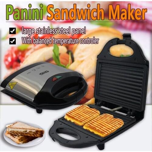 Sandwich Breakfast Maker Kitchen Home Baking Cooking Small Appliances Quick Convenient Fried Eggs Toast Barbecue Waffle Maker